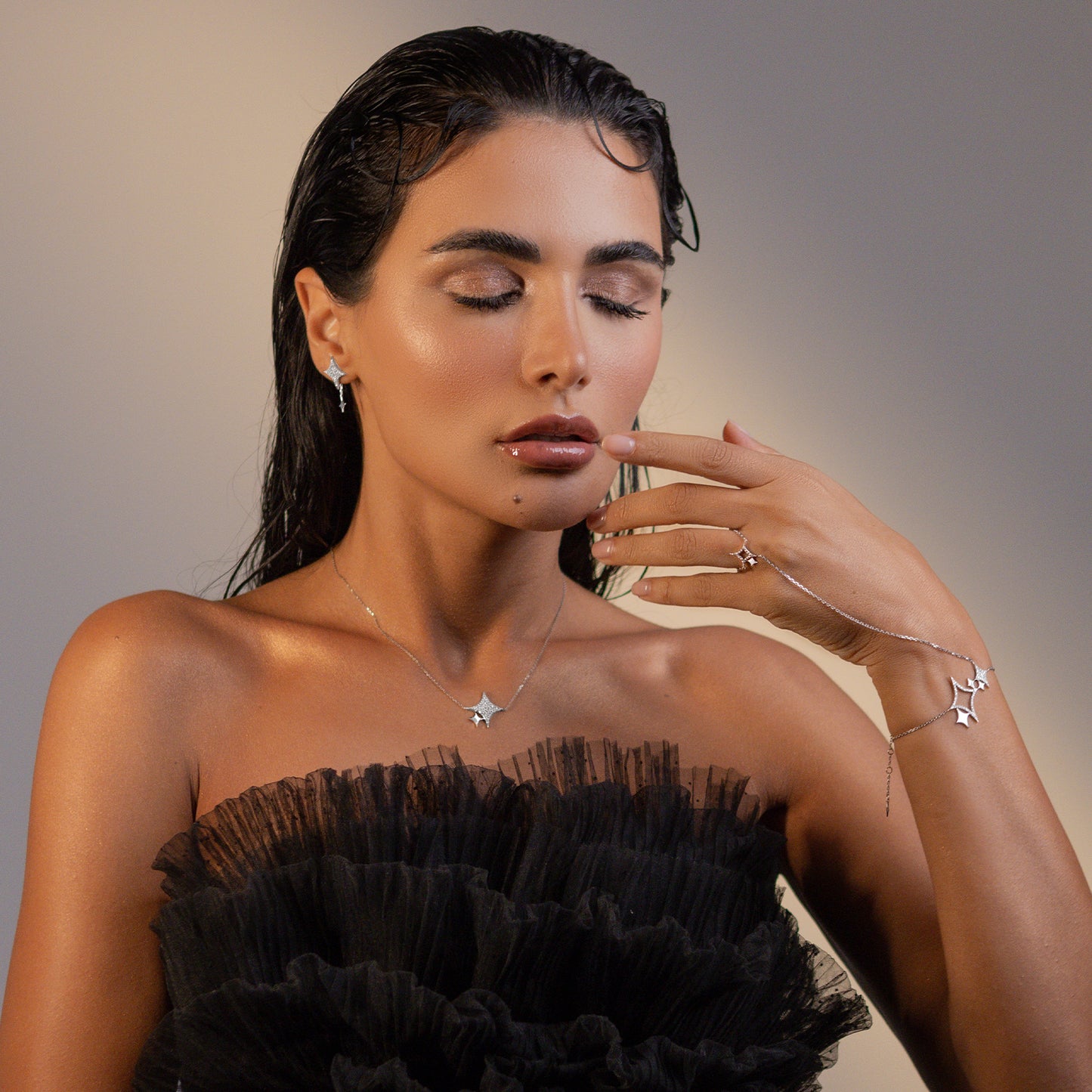 Stellar chain bracelet