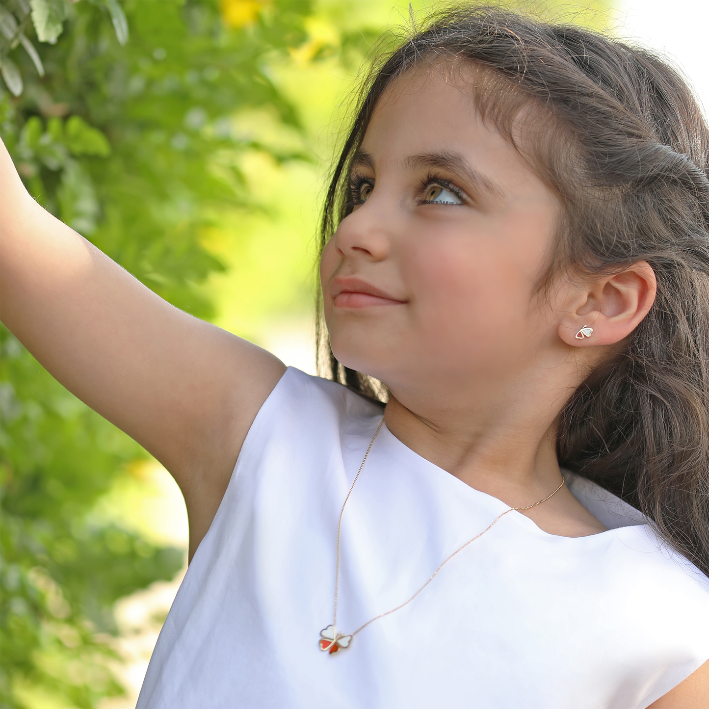 18k Gold Necklace for kids, Model