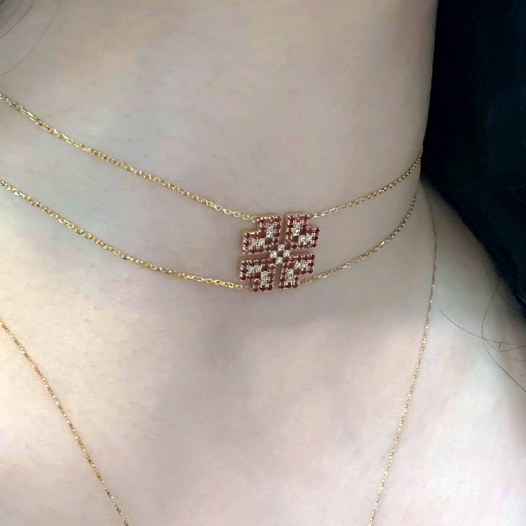 Love Palestine Necklace