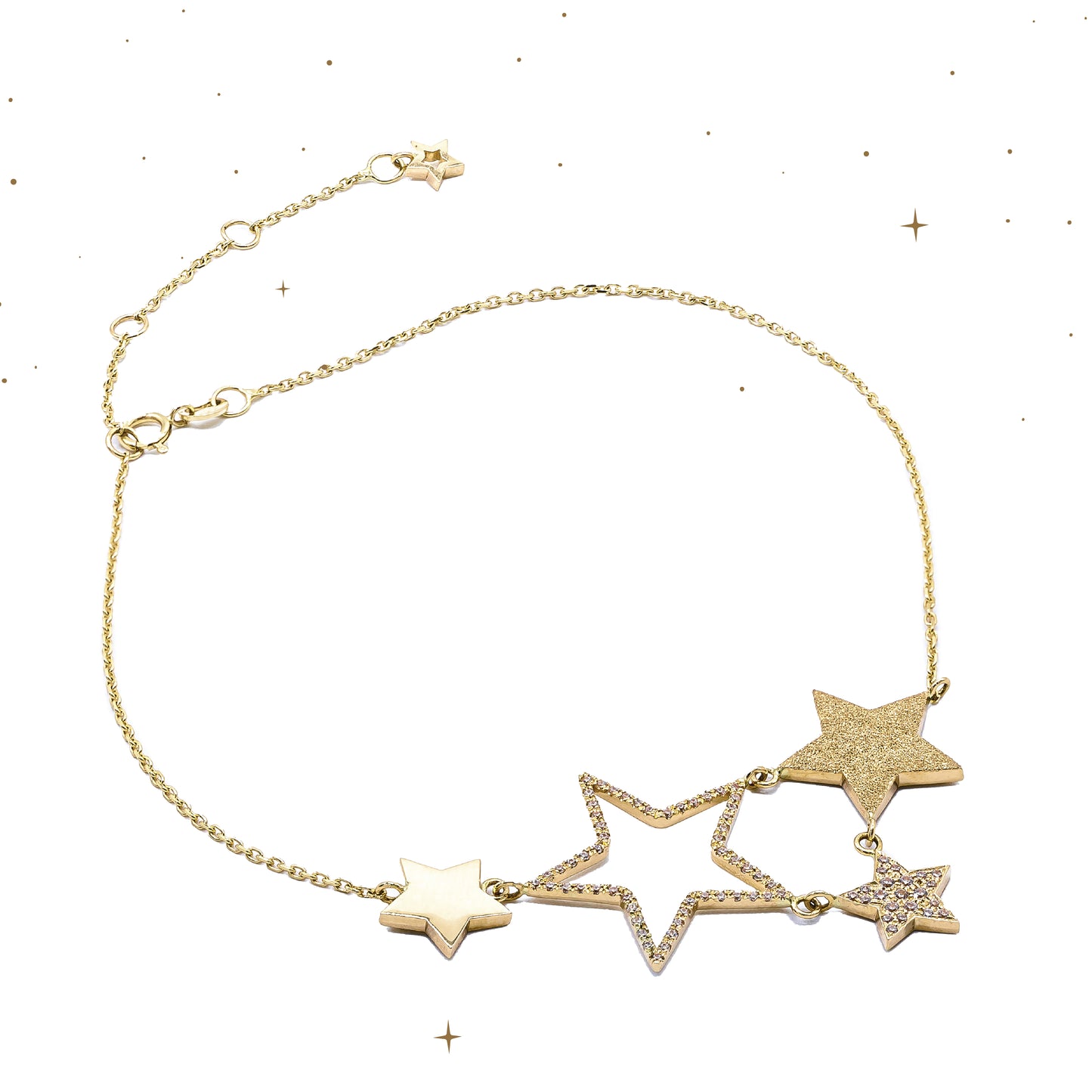 The stars anklet